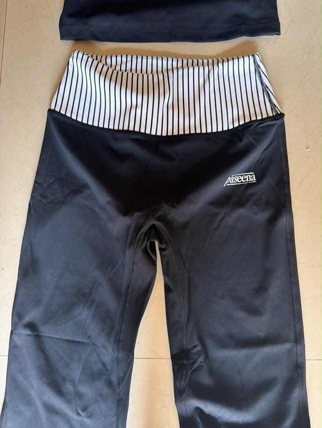stripe. (contrast leggings)