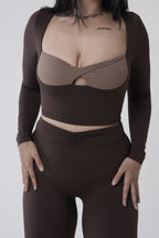 SHE. (knotted flare leggings)