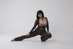 SHE. (knotted flare leggings)