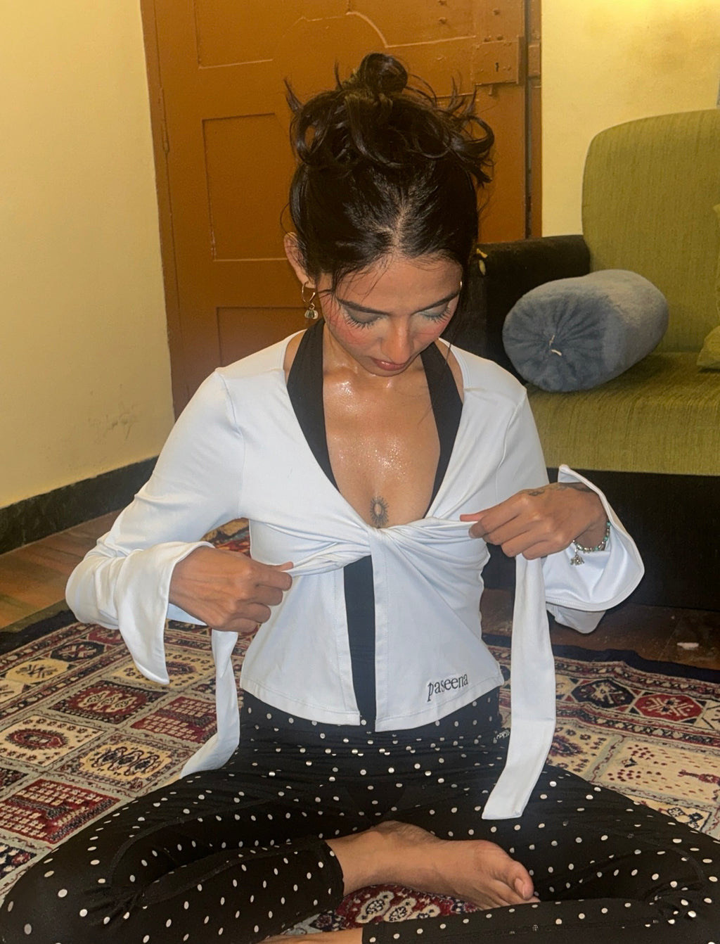 on body. (wrap top)